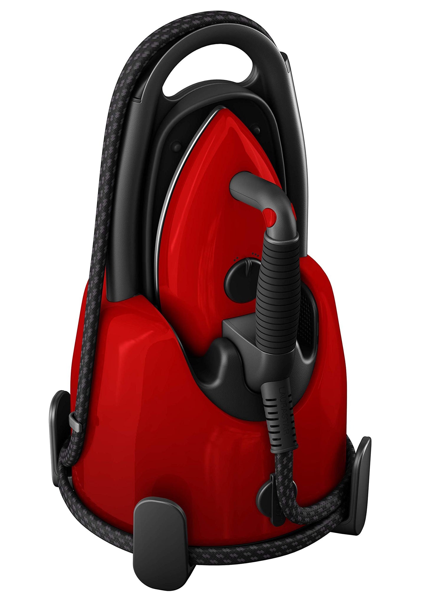 Laurastar Lift Steam Iron in Original Red: Swiss Engineered 3-in-1 Steam Generator that Irons, Steams, and Purifies Your Clothes