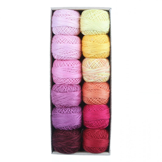 Valdani Pearl Cotton Ball Size 8 73yd 12 Colors Delicious Ice Cream