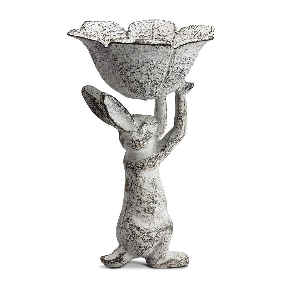 Bunny with Flower Candleholder