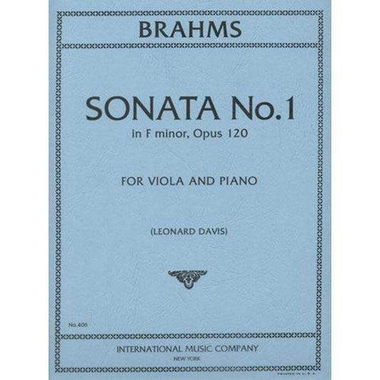 Brahms, Johannes - Sonata No 1 in f minor Op 120 for Viola and Piano - Arranged by Davis - International Edition [Sheet music] [Sheet music] [Sheet music] [Sheet music] [Sheet music] [Sheet music] [Sheet music] [Sheet music] [Sheet music] [Sheet music]