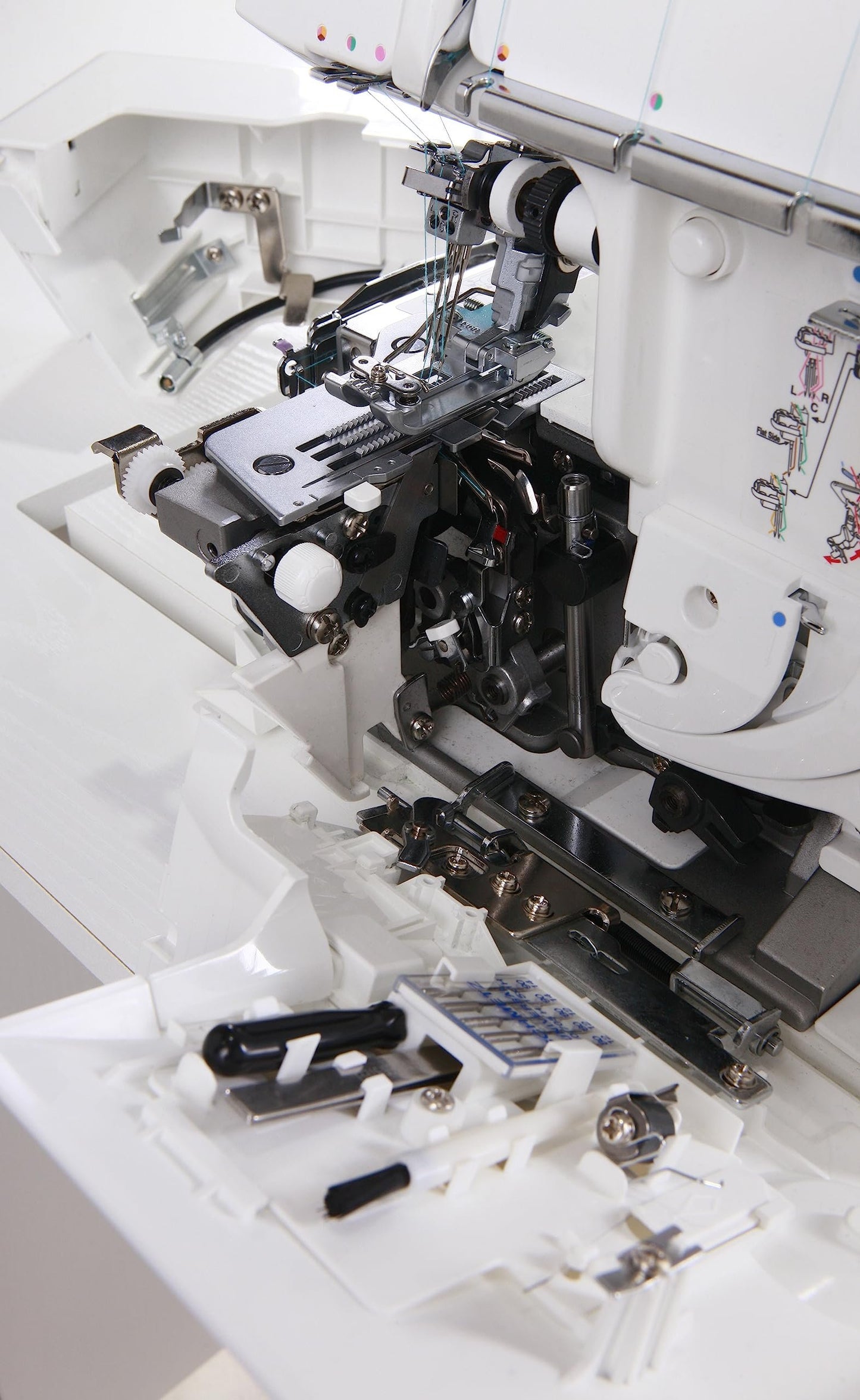 JUKI MO-735 5-Thread Serger and Cover Hem Sewing Machine