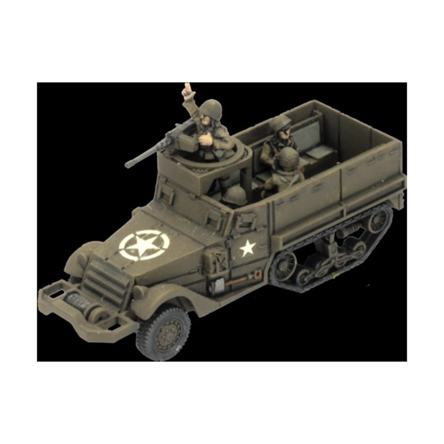 Flames of War American M3 Halftrack Transports (Late War, UBX76)