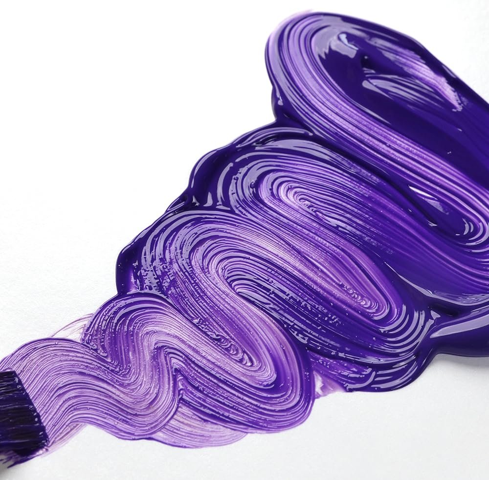 OPEN Slow-Drying Acrylics by GOLDEN, Violet and Blue, Professional Acrylic Paint