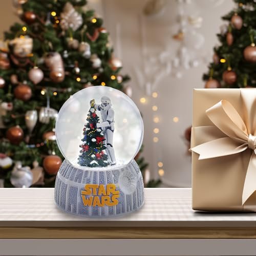 Kurt Adler 100mm Musical Stormtrooper Decorating Christmas Tree Waterglobe (SW8162)