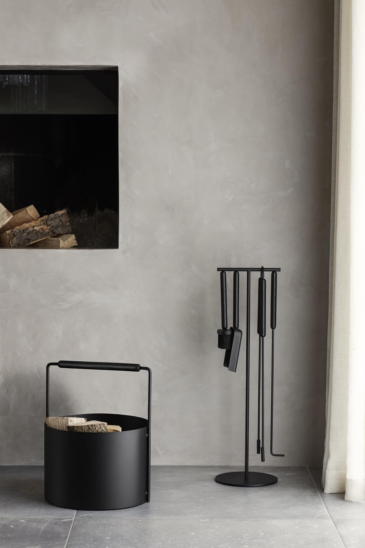 Blomus Ashi Fireplace Tool Set 5 Pieces