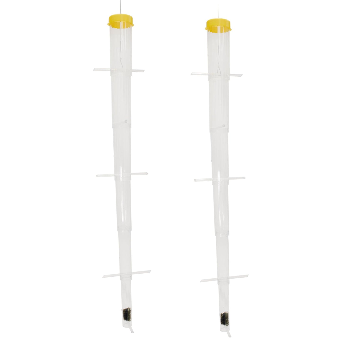 S&K Tornado Clear Collapsible Finch Feeders, Pack of 2