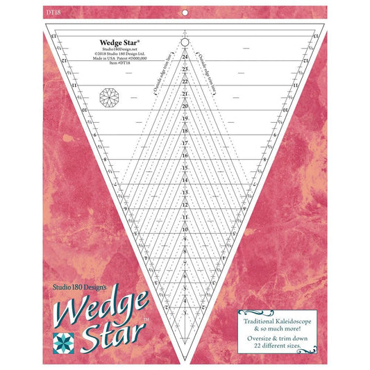 Wedge Star Ruler- Deb Tucker Studio 180