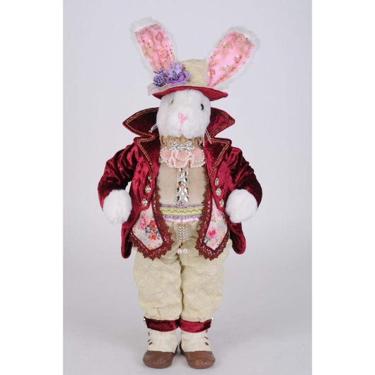Karen Didion Royal Elegance Boy Bunny Figurine, 20 inches - Spring Inspired Collectibles
