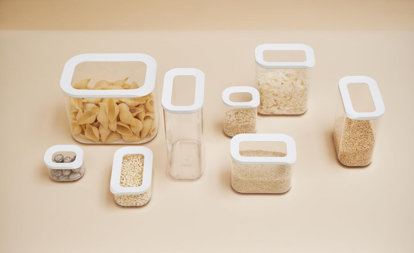 Rosti Modula Storage Box with Clear Lid 1500-Millilitre Capacity