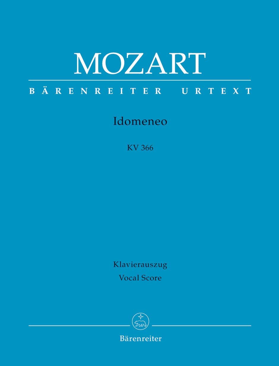 Mozart: Idomeneo, K. 366 (Vocal Score)