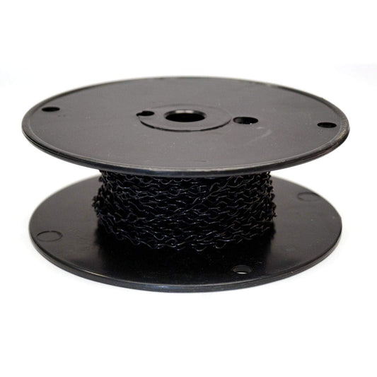 18 Gauge Black Jack Chain - 50 Ft. Roll