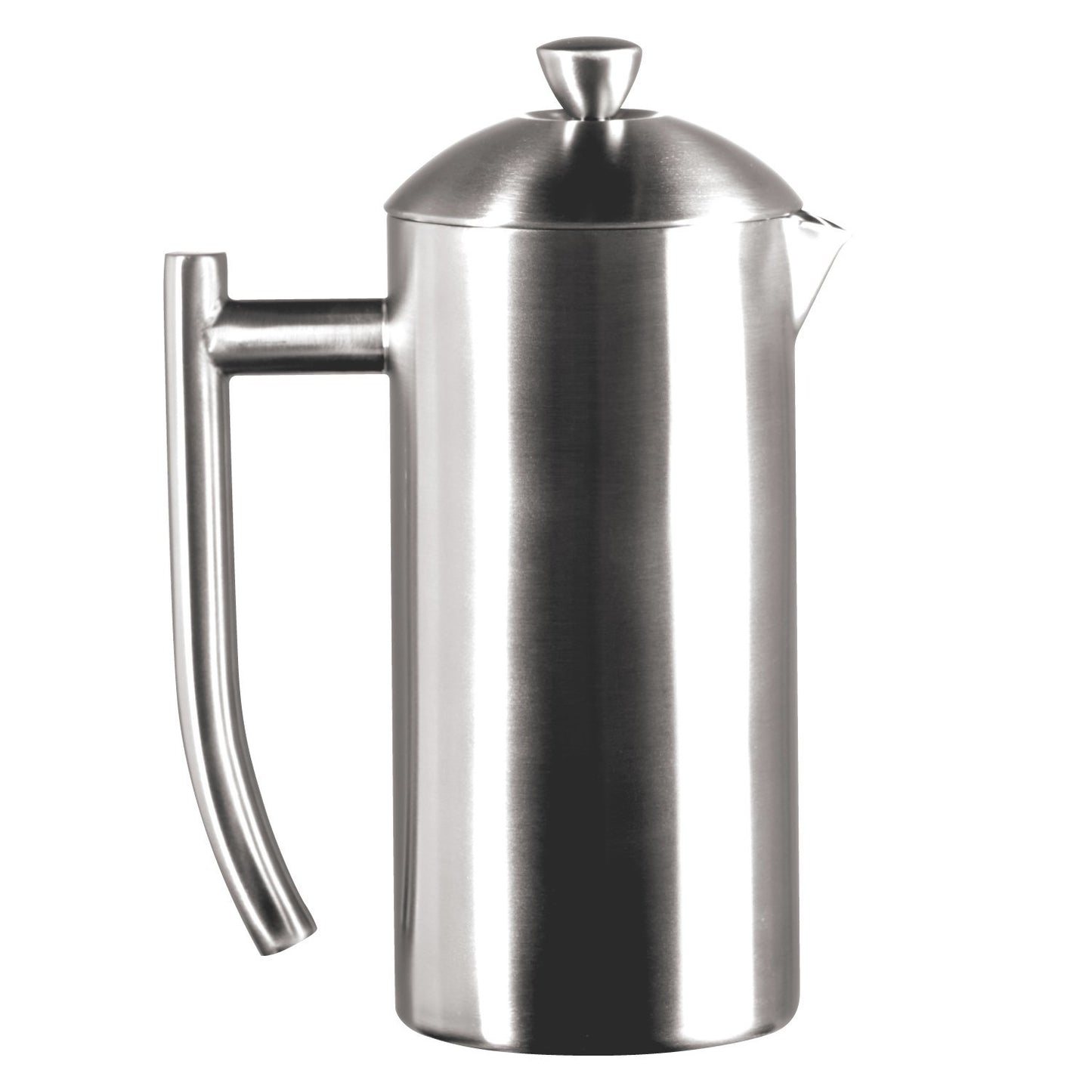 Frieling USA Double Wall Stainless Steel French Press Coffee Maker with Zero Sediment Dual Screen