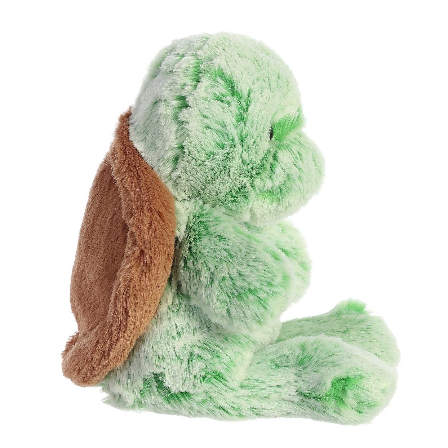 Aurora® Snuggly Sweet & Softer™ Turtle Stuffed Animal - Comforting Companion - Imaginative Play - Green 9 Inches