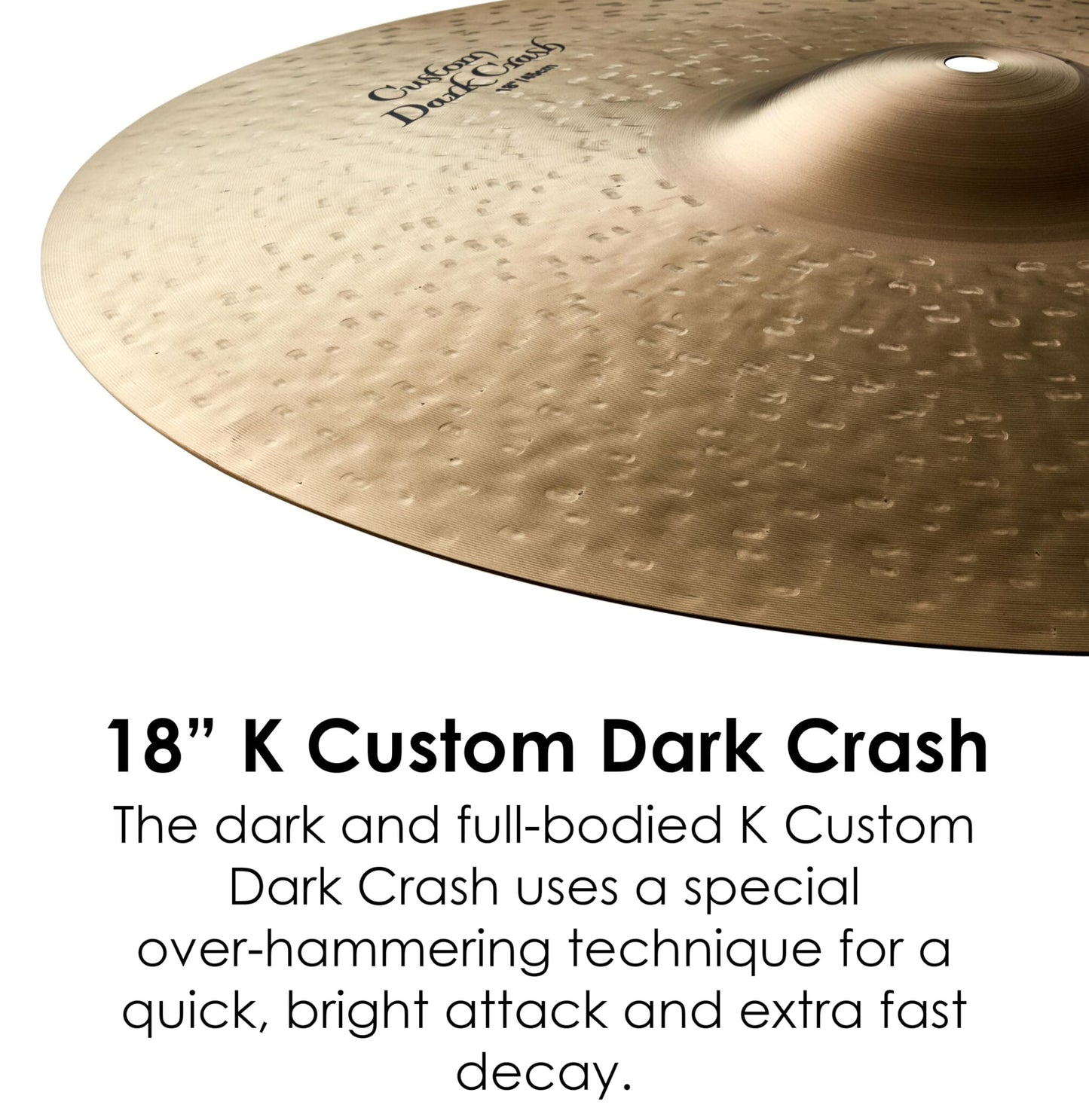 Zildjian K Custom 16" Dark Crash Cymbal