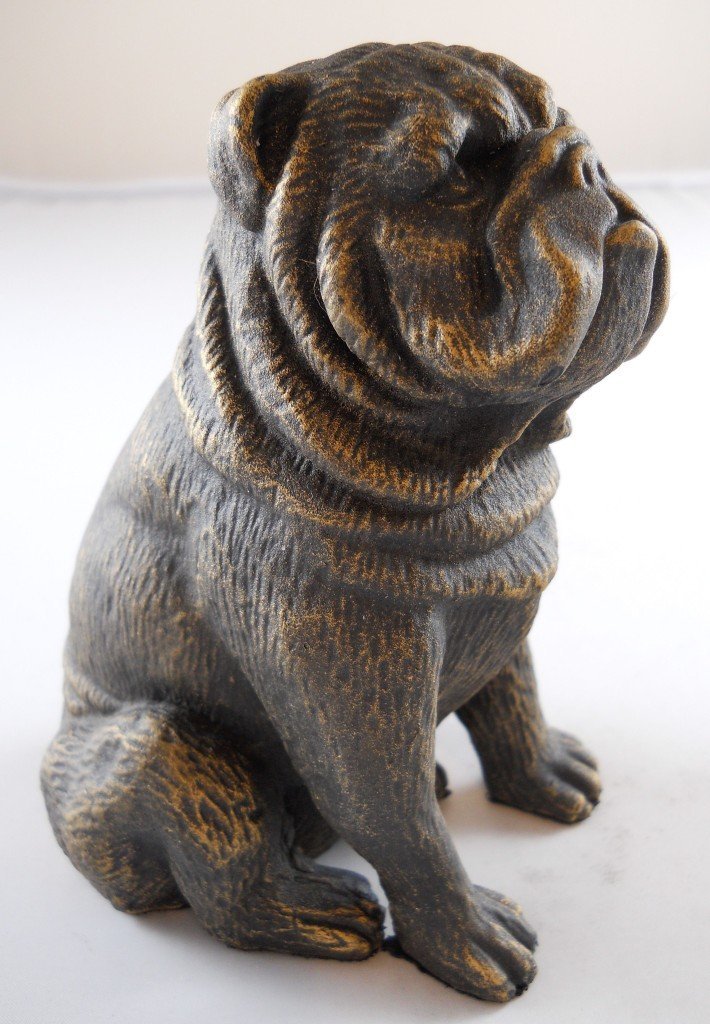 Spi Home Stern Bulldog Sculpture