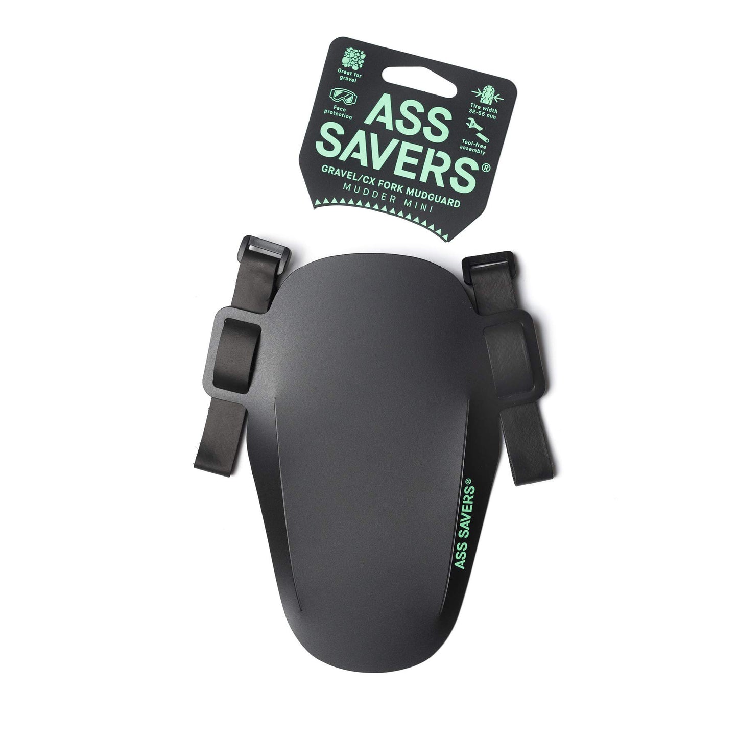 Ass Savers Mfm-1-blk Fahrrad-Schutzbleche, Schwarz, Mini