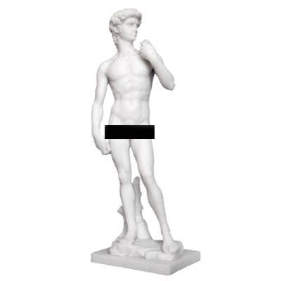 PTC PacificTrading Collection A 10 Inch Replica of Michelangelo's Masterpiece of David