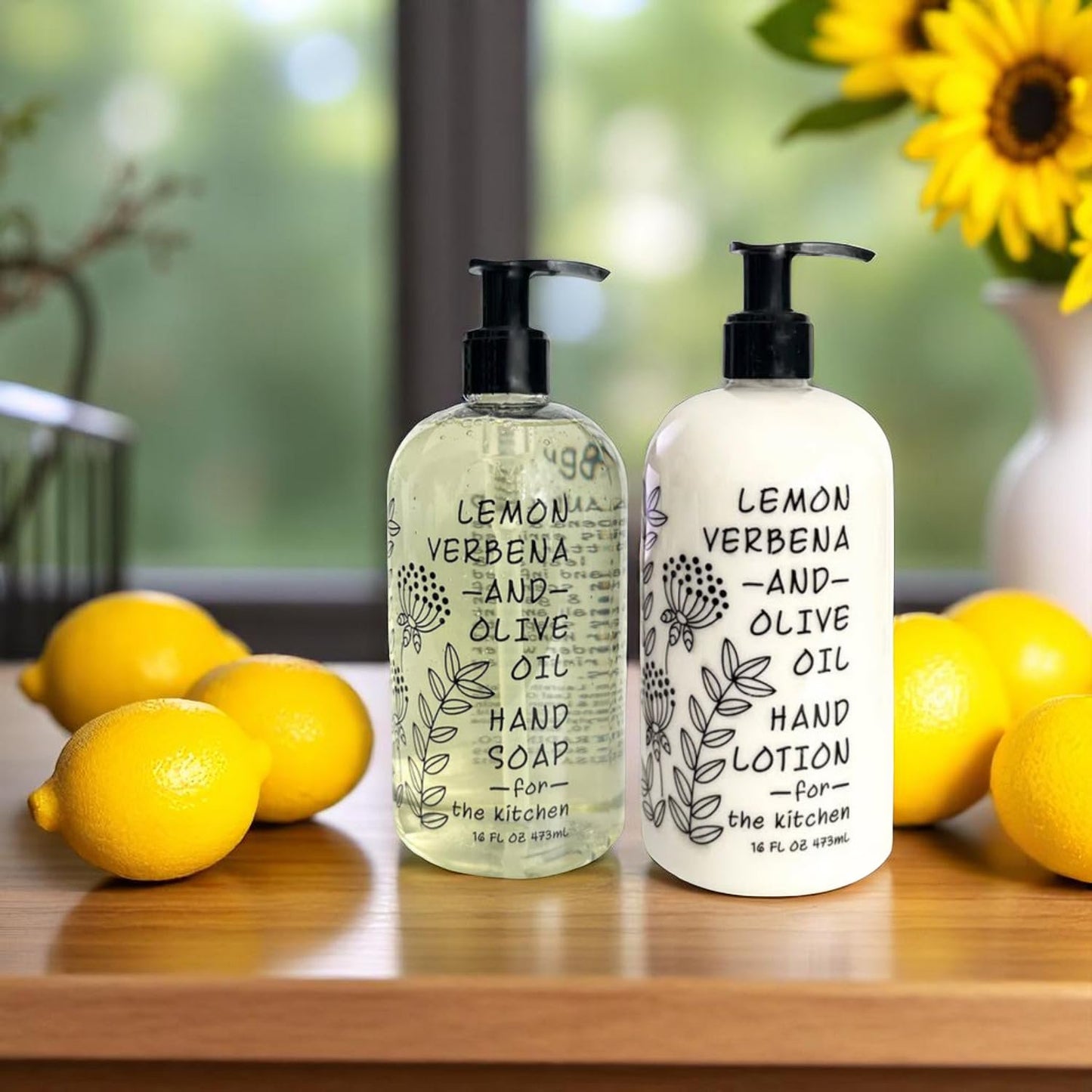 Greenwich Bay Trading Company Kitchen Collection: Lemon Verbena & Olive Oil (Hand Soap & Lotion)