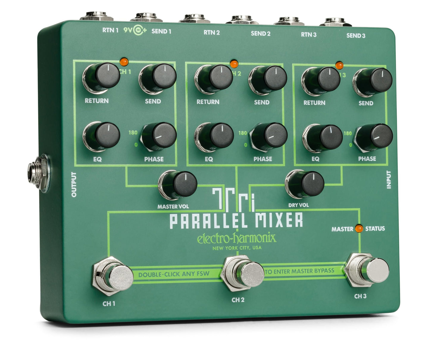 Electro-Harmonix Tri Parallel Mixer Effects Loop Mixer/Switcher Pedal