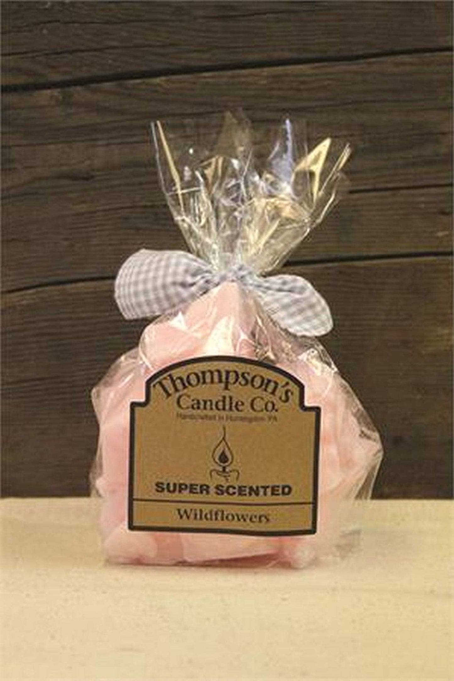 Thompson’s Candle Co. Super Scented Wildflowers Wax Crumbles – 6 oz Hand-Poured Wax Melts, Long-Lasting Fragrance for Home & Office