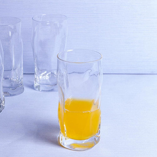 Bormioli Rocco Sorgente Cooler 15.5 Ounce Glass, Set of 4
