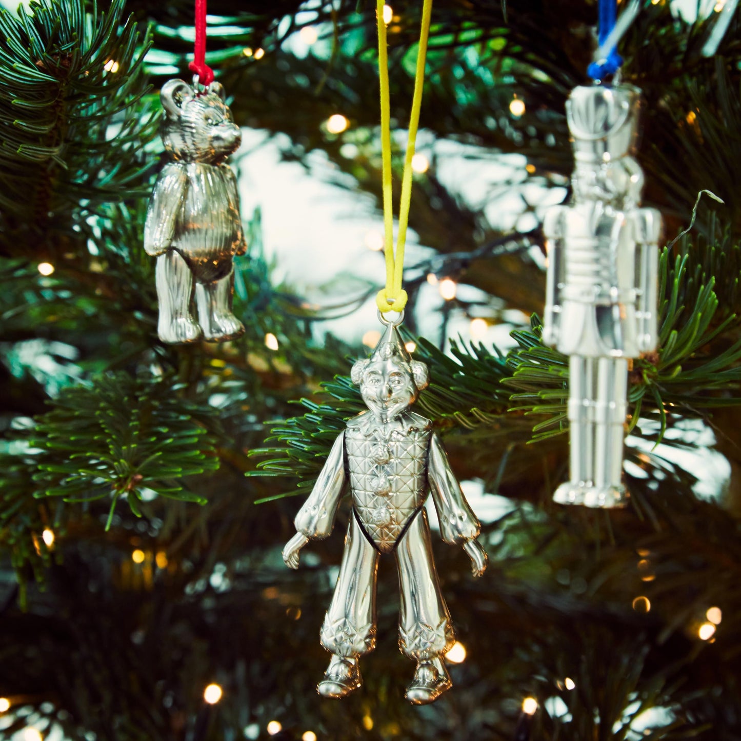 Waterford Christmas Toys- Clown/Teddy/Nutcracker Ornaments, Set of 3