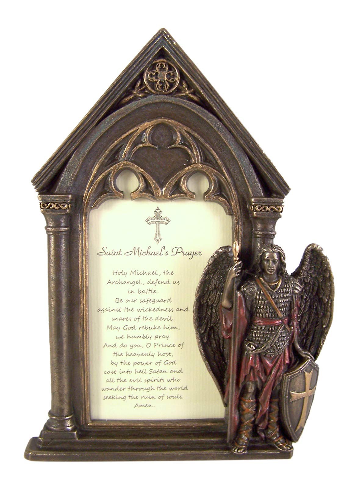 Saint Michael's Prayer Photo Frame, 7 1/2 Inch