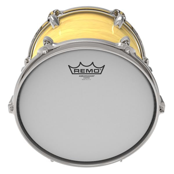 REMO Batter, AMBASSADOR®, Coated, 16" Diameter, 16-5/16" Actual Diameter, For Premier-Sized Drums