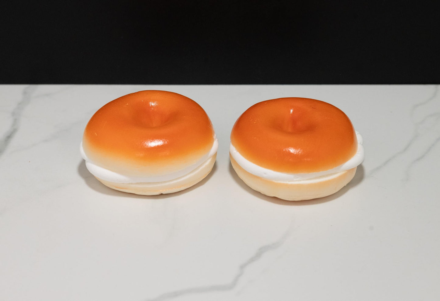 Fake Bagels and Cream Cheese (set of 2)