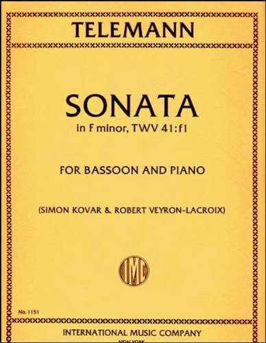 Sonata in F minor for basoon (IMC1151)