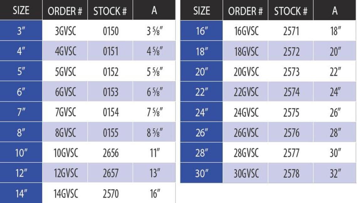 Duravent® 3gvsc Type B Gas Vent Storm Collar, 3"