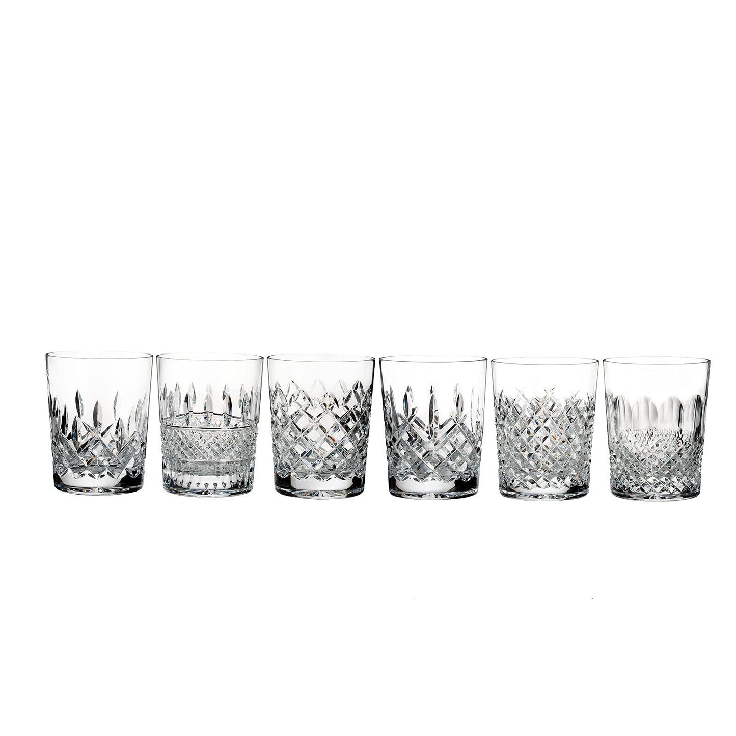 Waterford Connoisseur Lismore Heritage Double Old Fashioned Set of 6