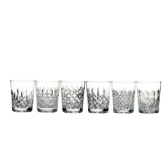 Waterford Connoisseur Lismore Heritage Double Old Fashioned Set of 6