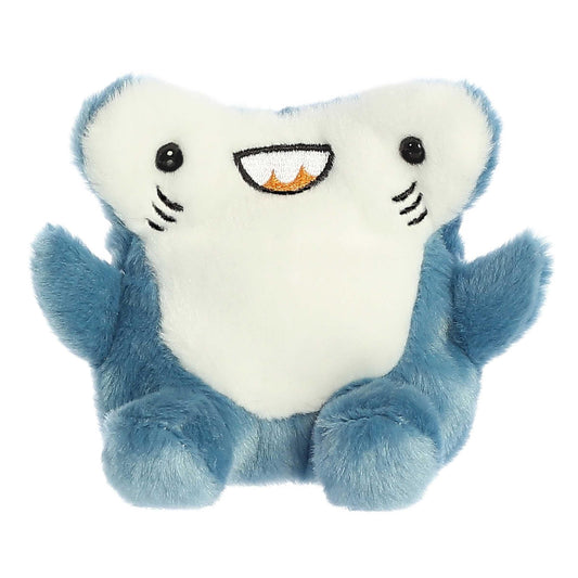 Aurora® Adorable Palm Pals™ Huddleston Hammerhead Shark™ Stuffed Animal - Fun Collectible Plush for Kids and Adult Collectors - Perfect for Decorating Rooms and Birthday Gifts - Blue 5 Inches