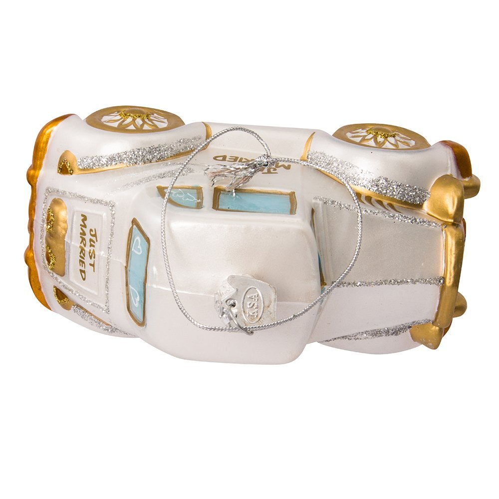 Kurt Adler 3.5"-5" Noble Gems Wedding Ornament Set of 4