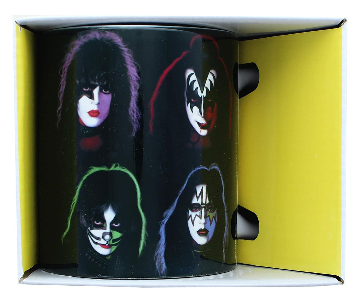 NMR KISS Band Portraits 11 Ounce Ceramic Mug Black One Size