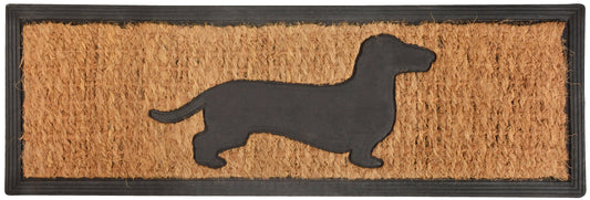 Esschert Design RB171 Long Dog Rubber & Coir Doormat