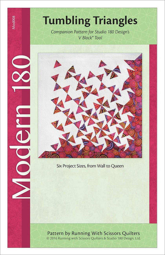 Tumbling Triangles Quilt Pattern by Deb Tucker
