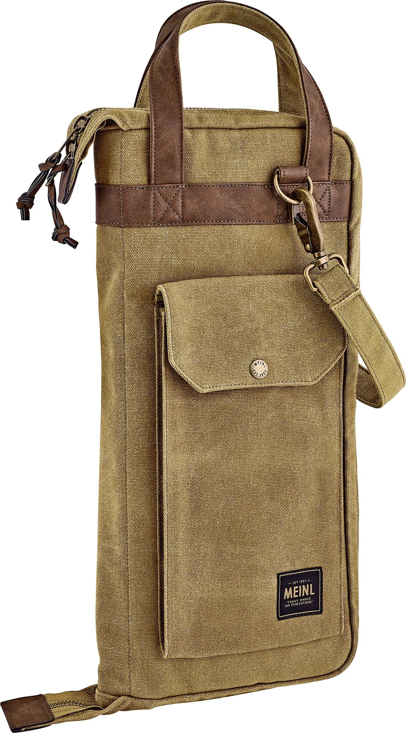 22" Cymbal Bag — Waxed Canvas Collection — Adjustable Backpack Straps, Heavy-Duty Fabric and Carrying Grip, 2-YEAR WARRANTY