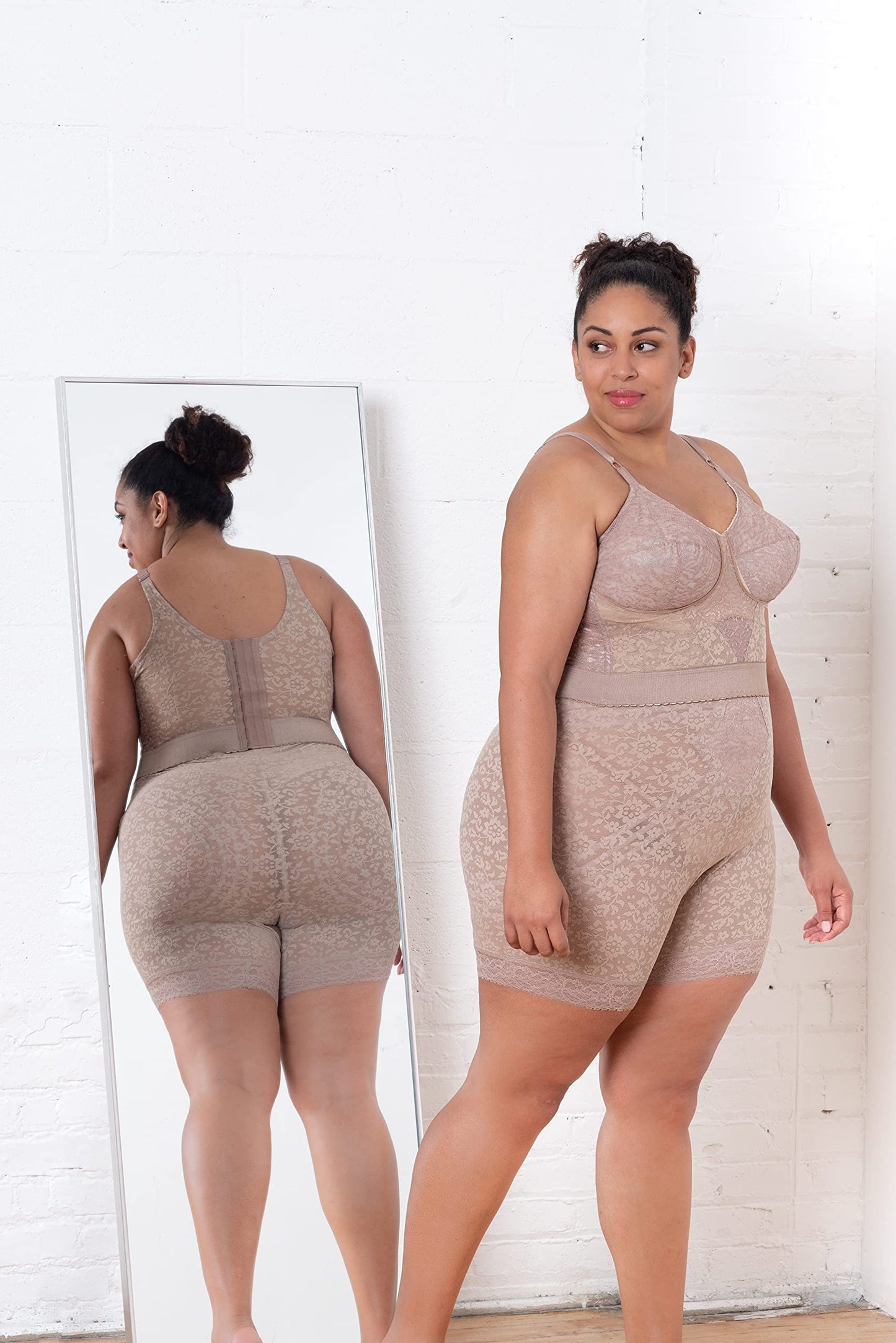 Rago Women's Hi Waist Long Leg Shaper