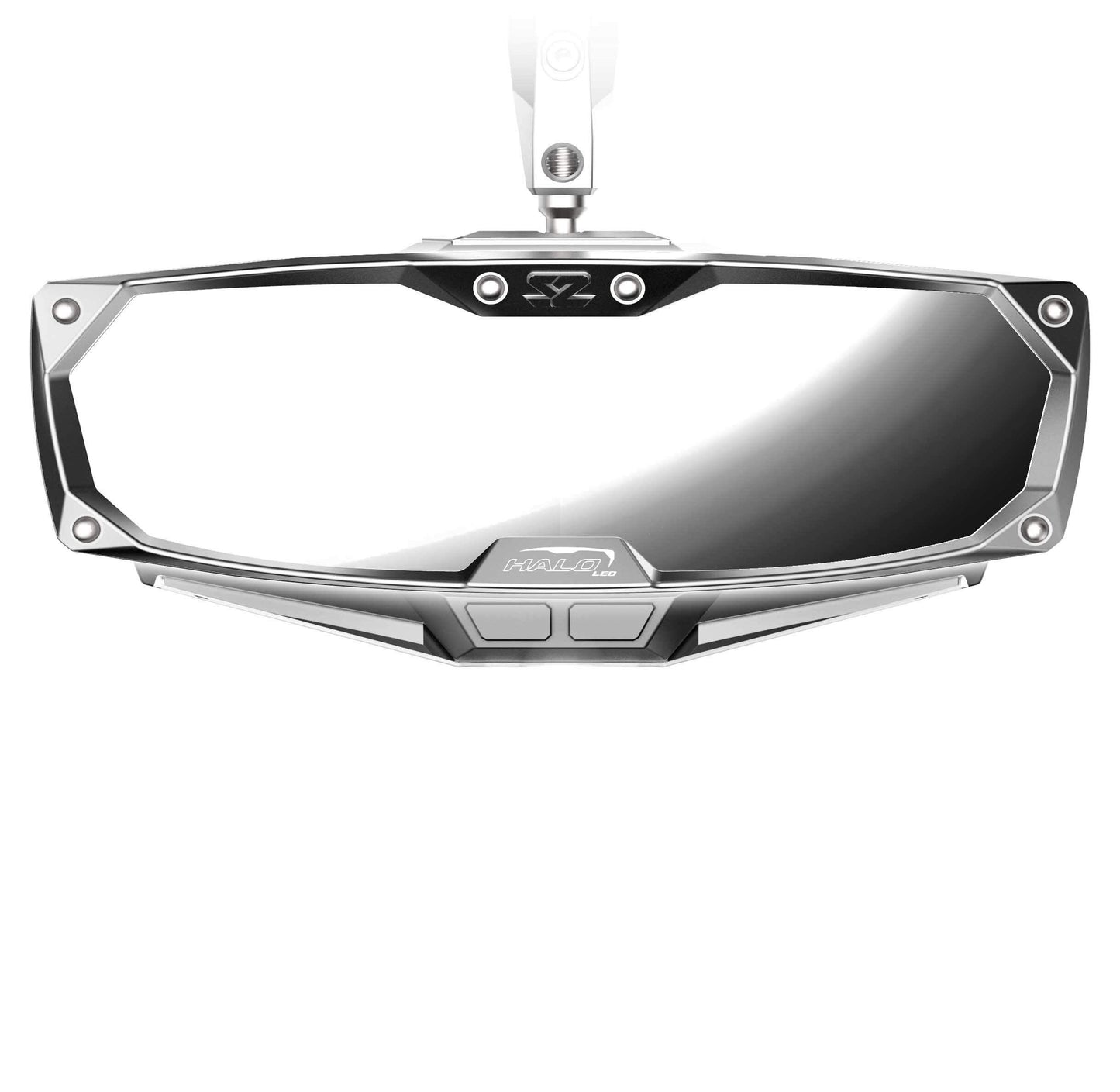 Seizmik Halo-RA LED Rear View Mirror Compatible with Polaris RZR Pro XP/Turbo R (2020-2024) UTV Models | Light Up Rear View Mirror | Cast Aluminum Bezel