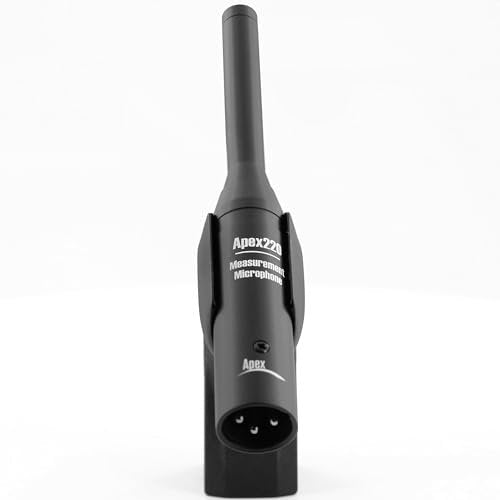 Apex Apex220 Linear Measurement Omnidirectional Condenser Microphone with Clip