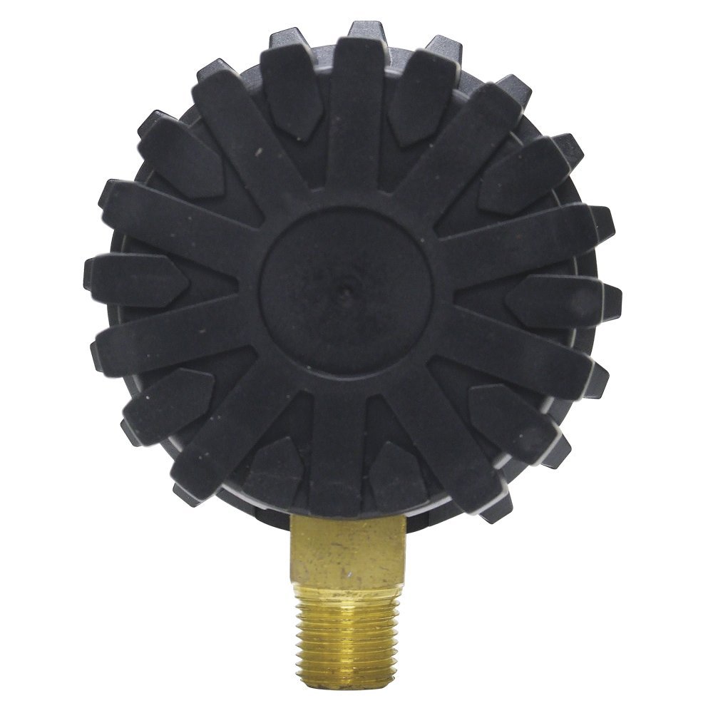 Uniweld G15D 1-1/2-Inch 30 PSI Acetylene Replacement Delivery Gauge with Protective Rubber Gauge Boots