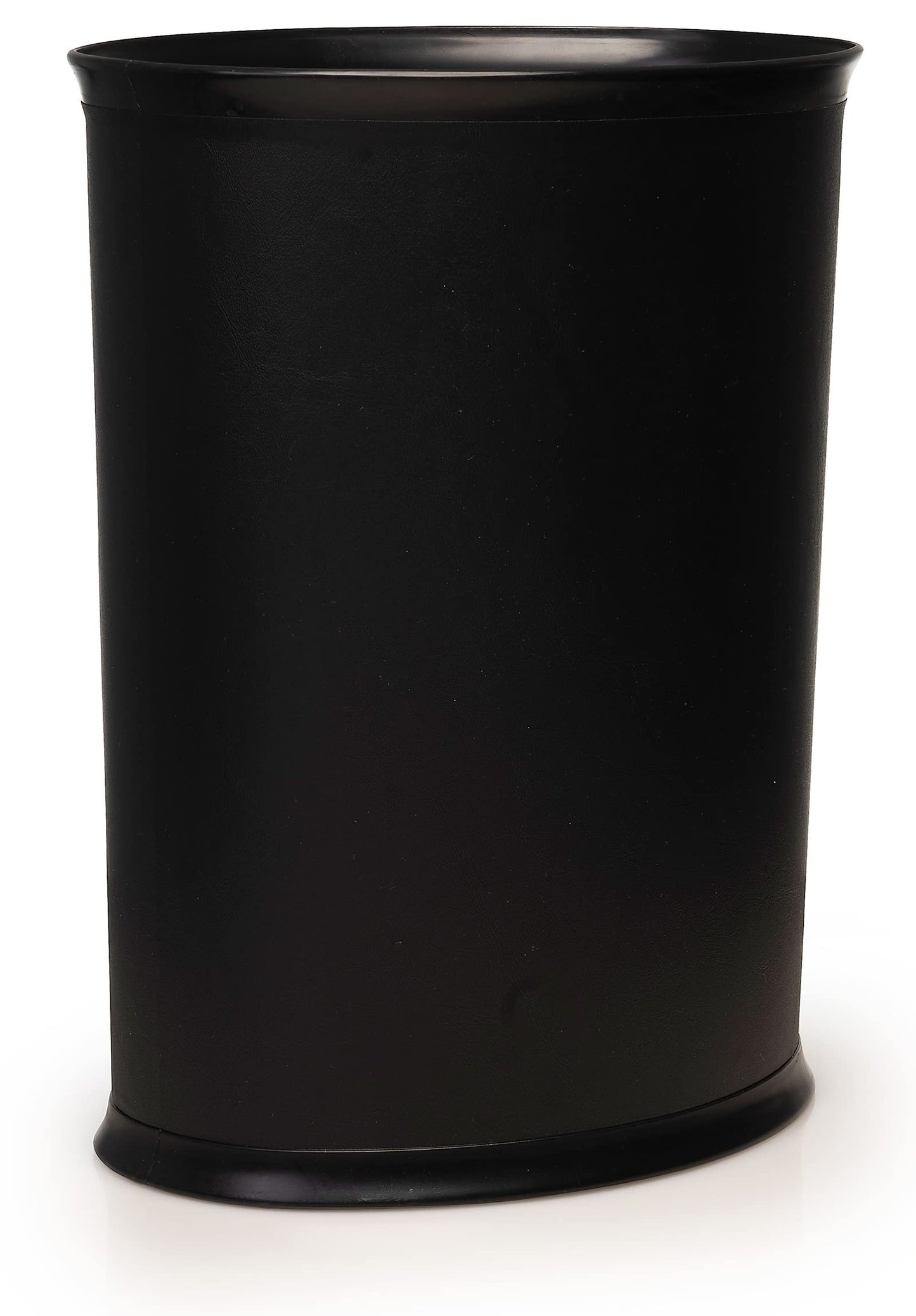 Stephanie Imports Made in USA 5-Gallon Black Plastic Waste Basket (10.25” L X 12.5” H)