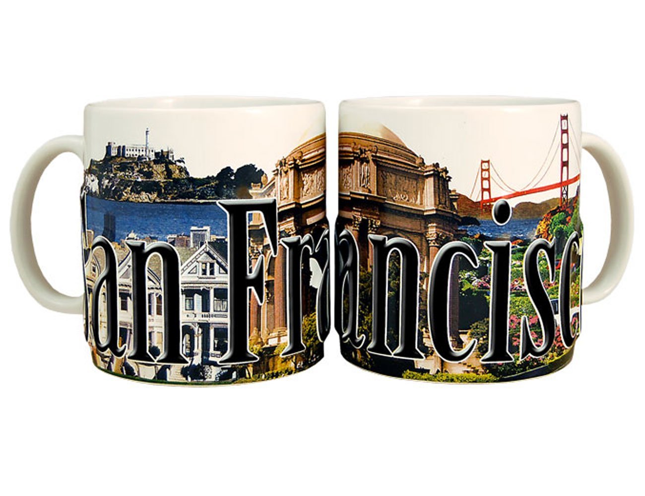 Americaware San Francisco 18oz. Color Relief Coffee Mug