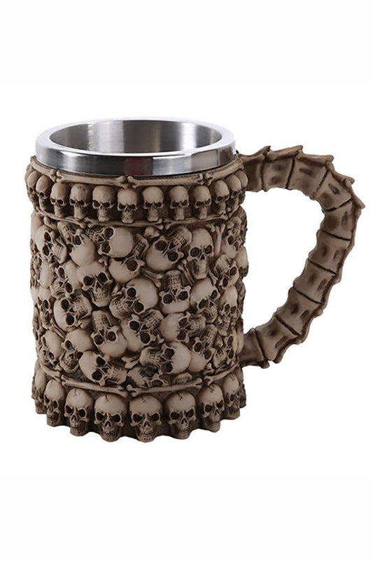 Skull Boneyard Ossuary Skull Beer Stein Tankard Skulls Gothic Decor Gift