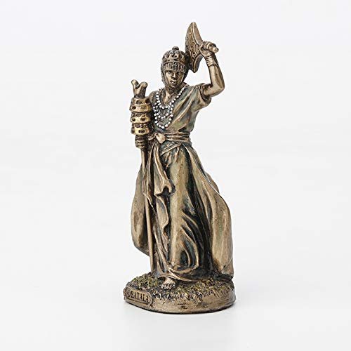 Veronese Design 3 7/8 Inch Obatala Santeria Orisha The King of White Cloth and The Creator Cast Resin Hand Painted Antique Bronze Finish Statue Home Decor