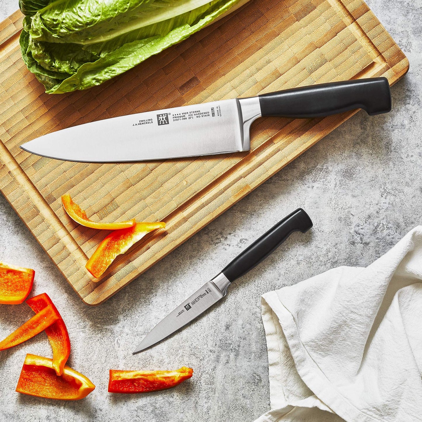 ZWILLING Four Star 2-Piece Chef's Set, "The Must Haves" Knife Set