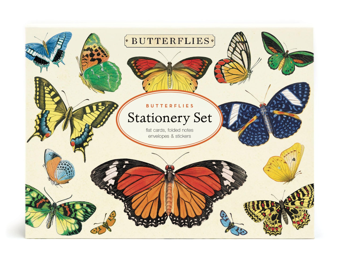 Cavallini Papers & Co. Butterflies Stationery Set