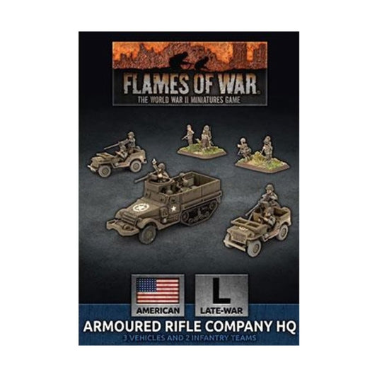 Flames of War: Late War: United States: Armored Rifle Company HQ (UBX74)